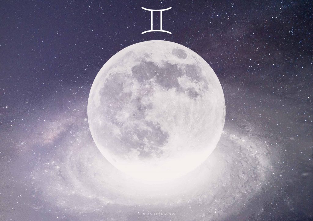 Gemini New Moon May 2020 - Girl and Her Moon