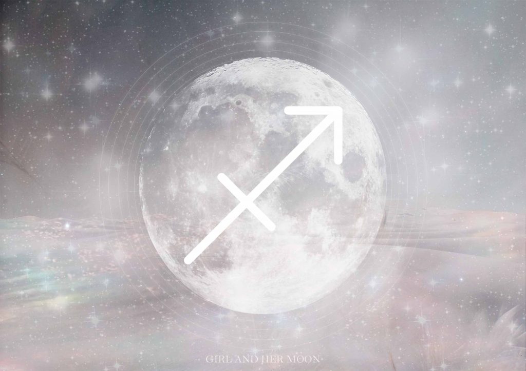 Sagittarius Full Moon Lunar Eclipse June 2020 - Girl and Her Moon