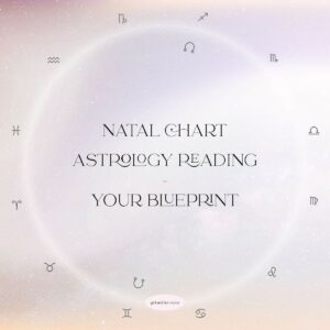 NATAL CHART READING ASTROLOGY READING GIRL AND HER MOON
