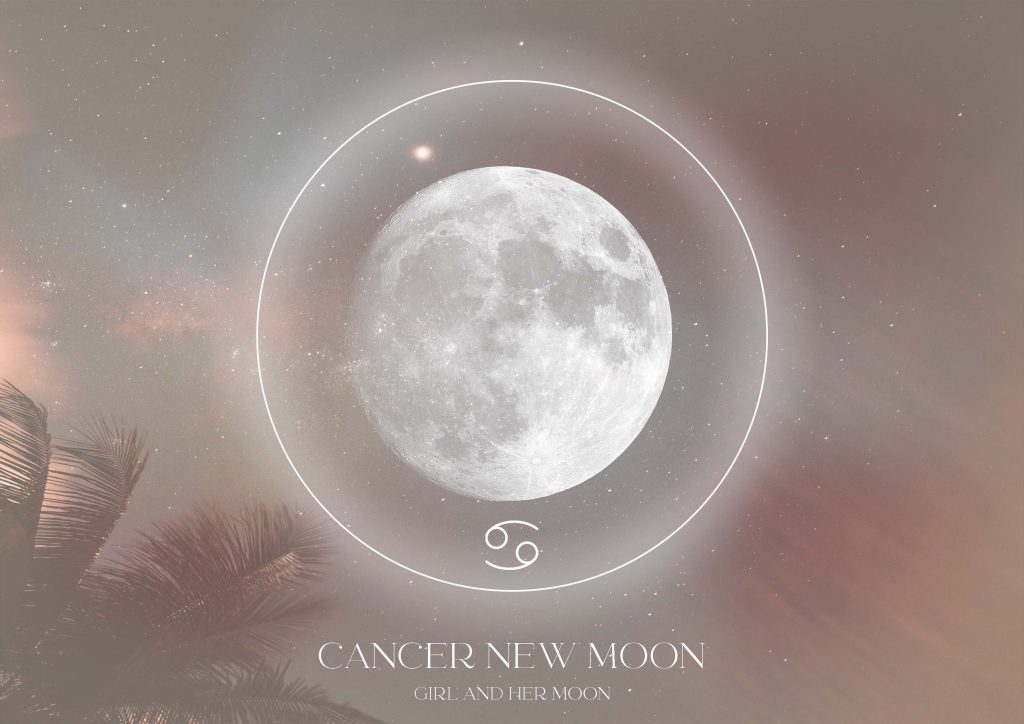 Cancer New Moon July 2021 + ritual! Girl and Her Moon