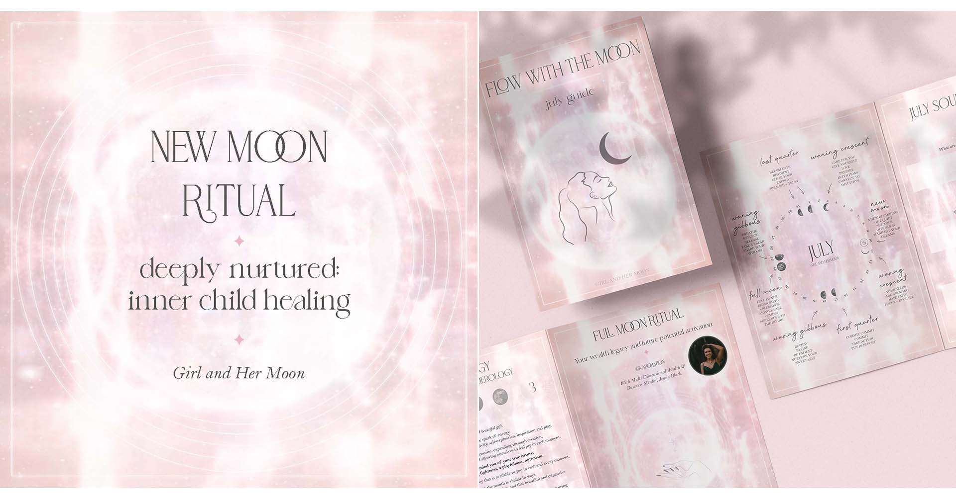 Cancer New Moon July 2021 ritual Girl and Her Moon