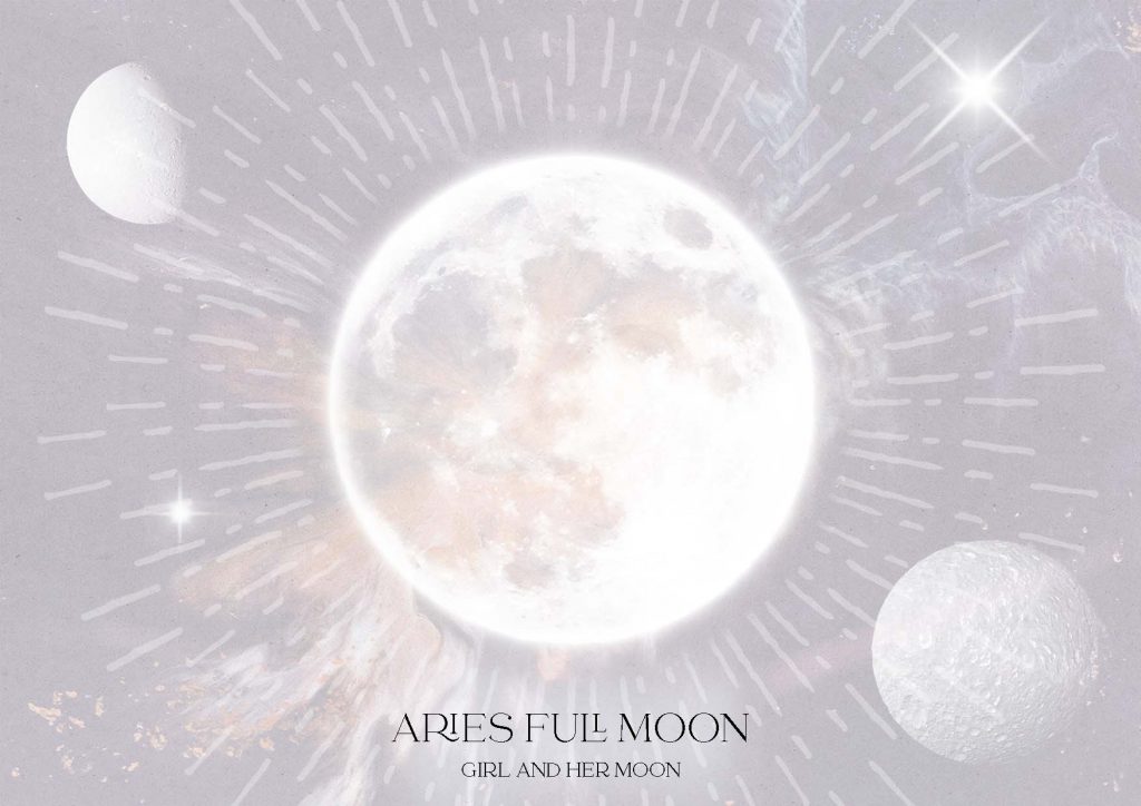 ARIES FULL MOON OCTOBER 2021: RITUAL & HOROSCOPES! Girl and Her Moon