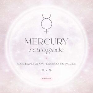 Mercury Retrograde Guide Girl and Her Moon