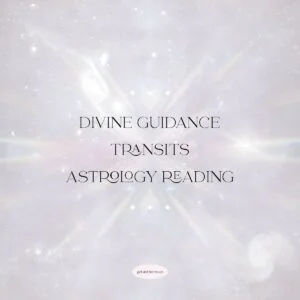 DIVINE GUIDANCE TRANSITS ASTROLOGY READING GIRL AND HER MOON