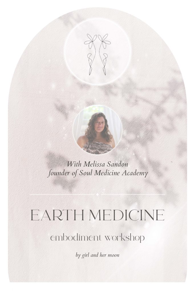Earth Medicine Embodiment Workshop Girl and Her Moon