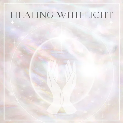 Healing with Light Girl and Her Moon
