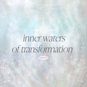 Inner Waters of Transformation Girl and Her Moon