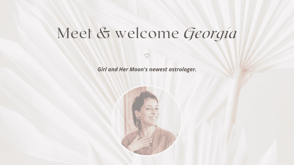Welcome Georgia Astrology Readings Girl and Her Moon