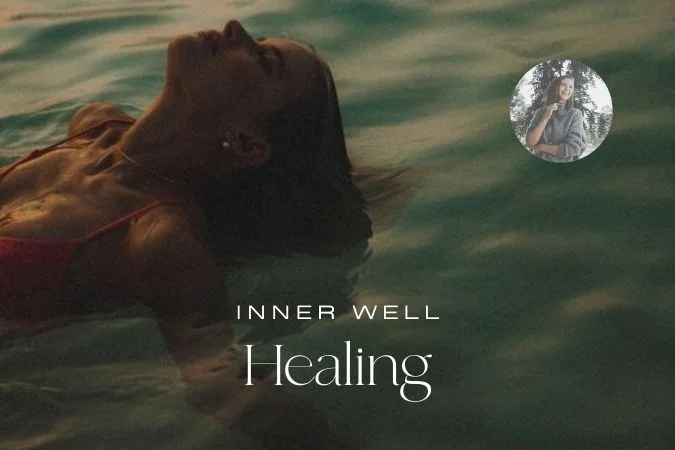 Inner Well Healing Girl and Her Moon