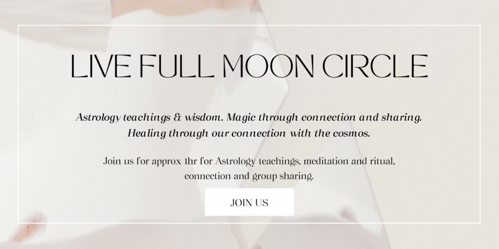 Aries full Moon Circle October 2022 Girl and her Moon