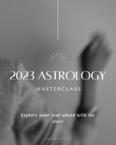 2023 Astrology Masterclass Girl and Her Moon