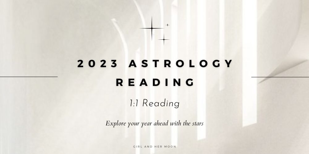 2023 Astrology Reading Girl and Her Moon