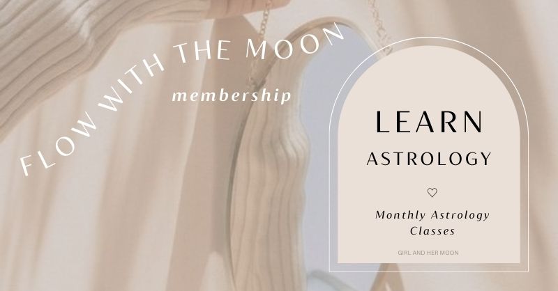 Learn Astrology Girl and Her Moon