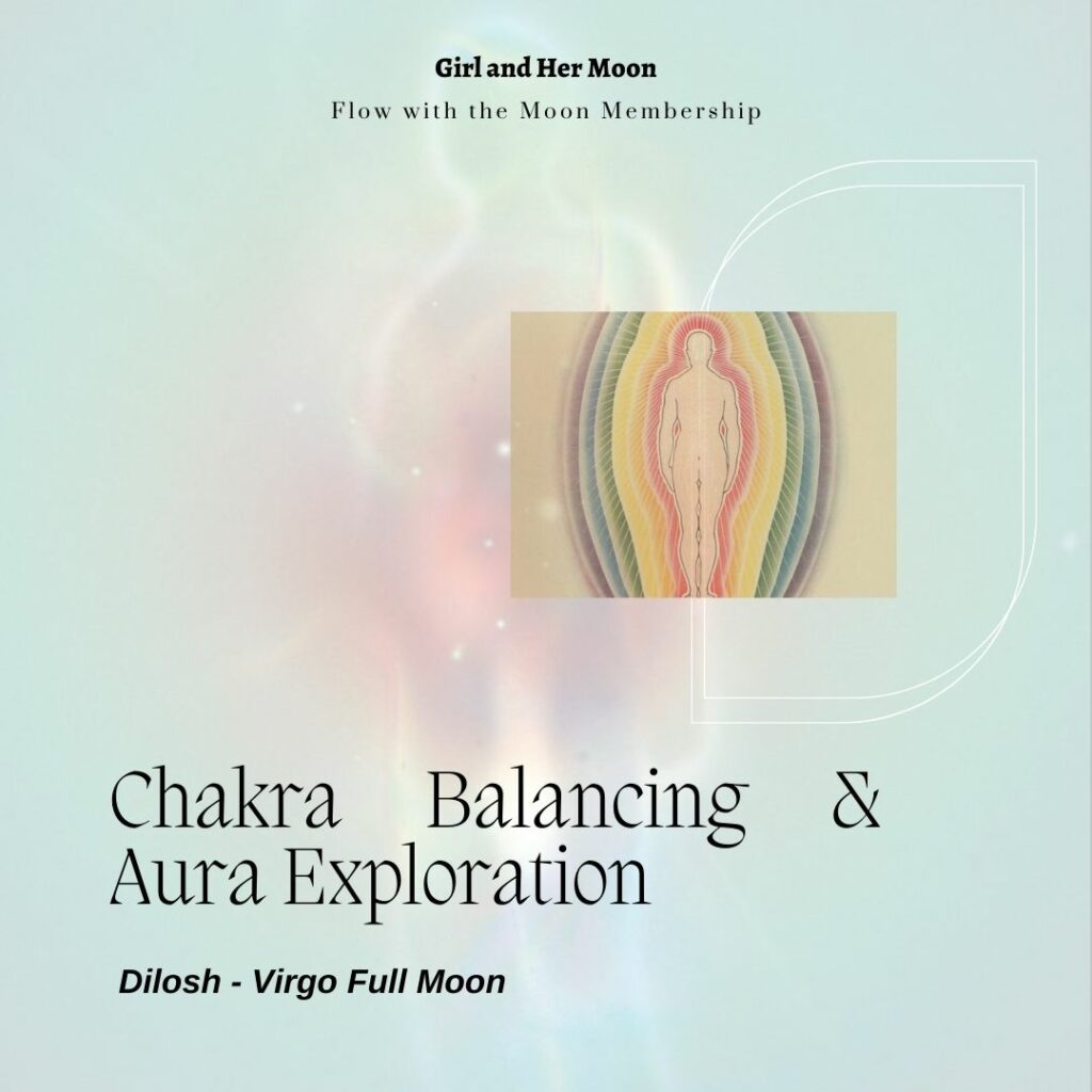 Chakra Balancing and Aura Exploration Girl and Her Moon