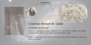 Zodiac Astrology Class Girl and Her Moon