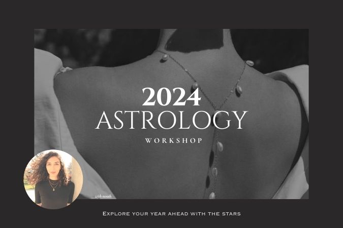 2024 Astrology Girl and Her Moon