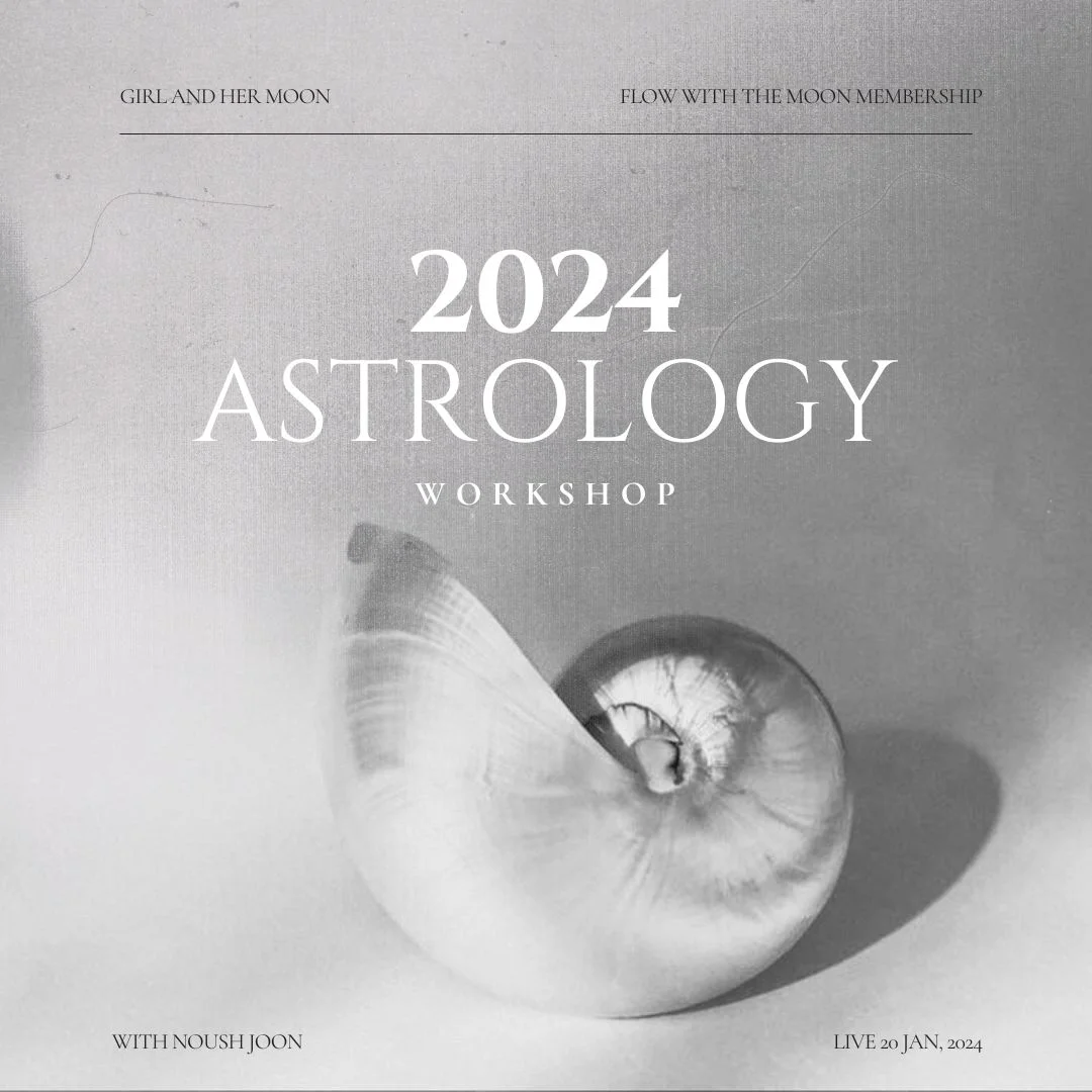 2024 Astrology Workshop Girl and Her Moon