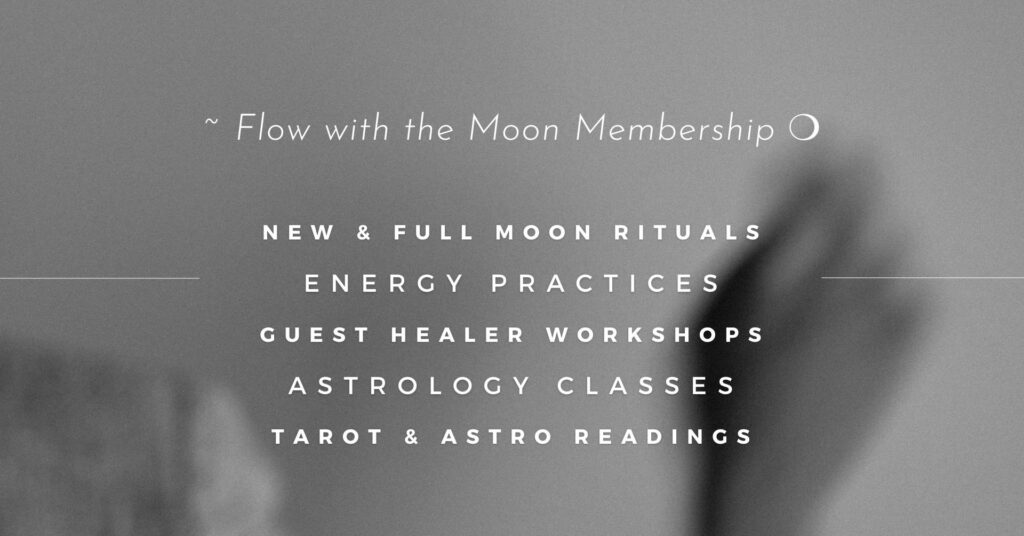 Flow with the Moon Membership Girl and Her Moon