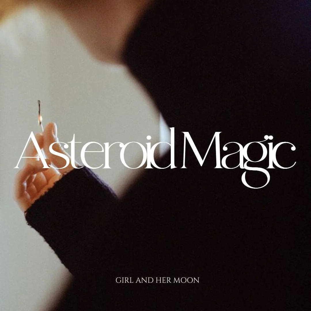 Asteroid Magic Astrology Class Girl and Her Moon