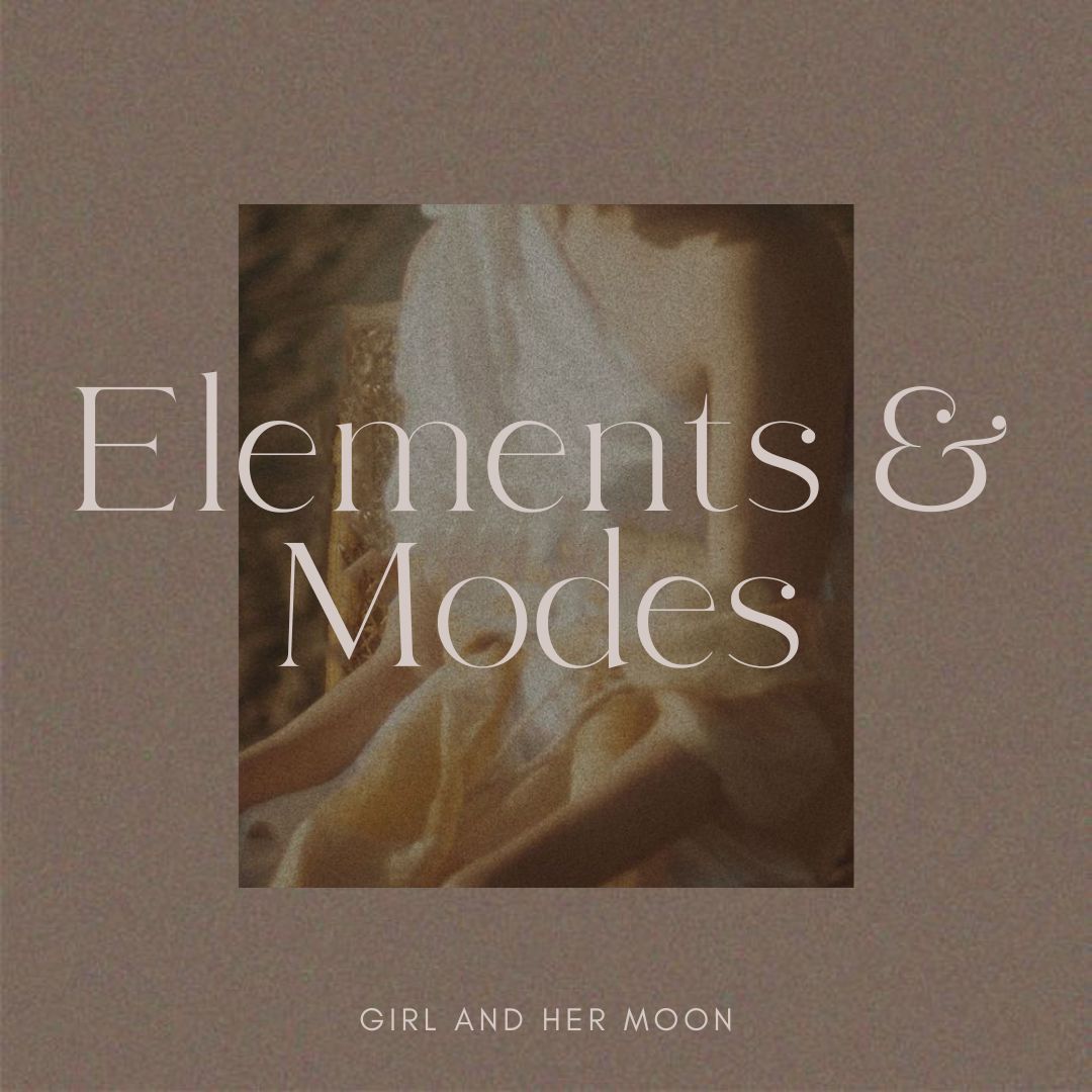 Elements & Modes strology Class Girl and Her Moon