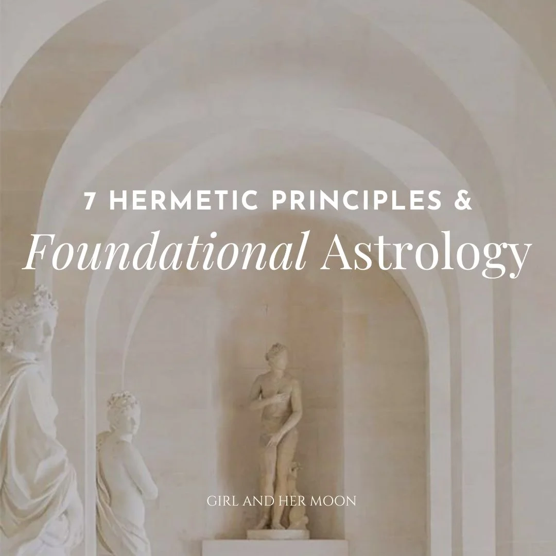 Hermetic Principles strology Class Girl and Her Moon