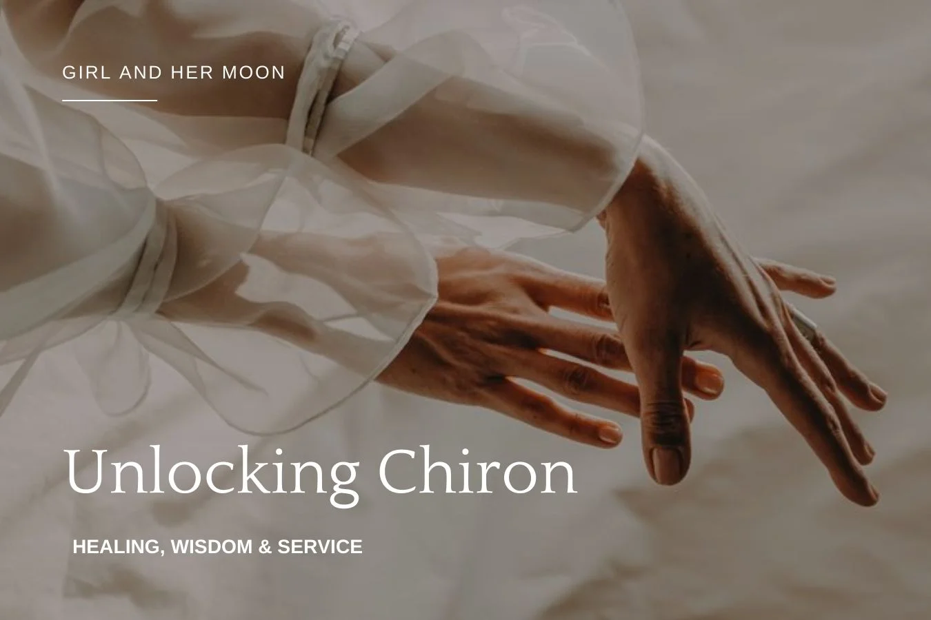 Chiron Astrology Class Girl and Her Moon
