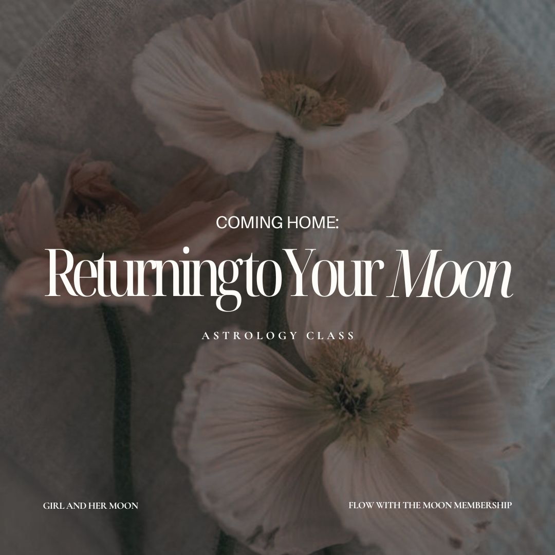 Coming Home Returning to your Moon Astrology Class Girl and Her Moon