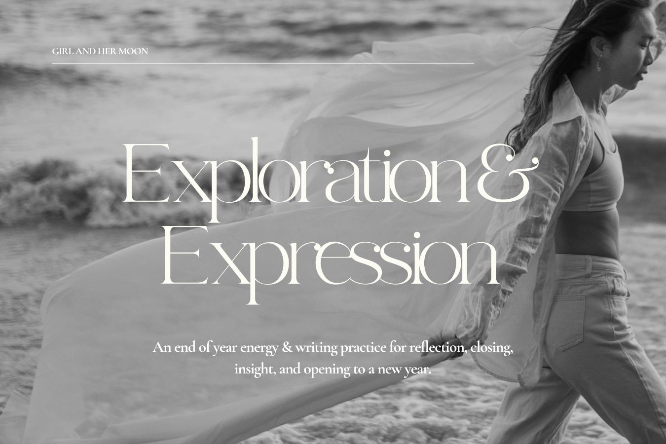 End of Year Exploration & Expression Girl and Her Moon