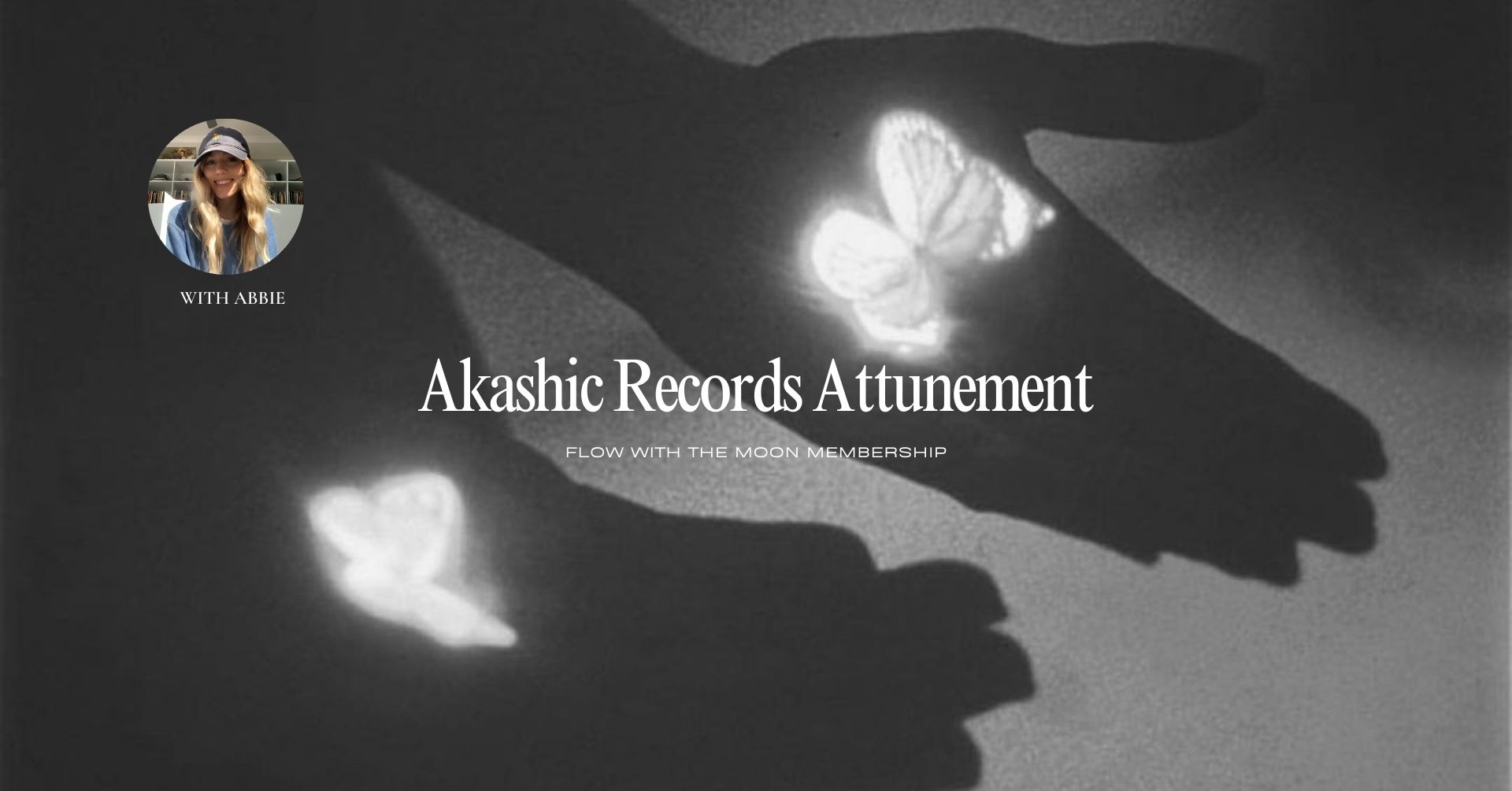 Akashic Records Attunement Girl and Her Moon