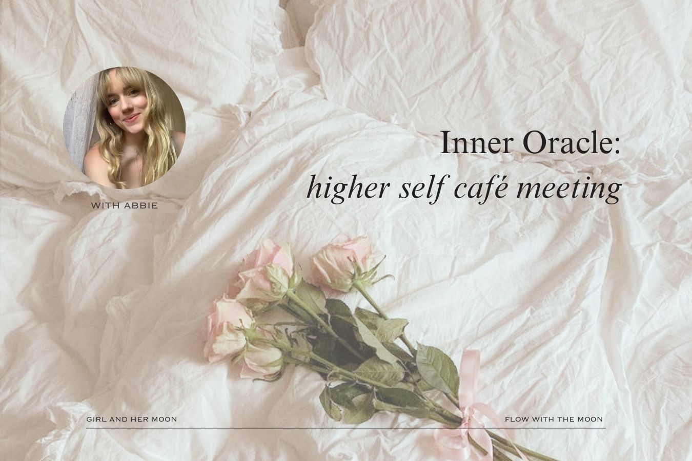 Inner Oracle Higher Self Cafe Meeting Girl and Her Moon