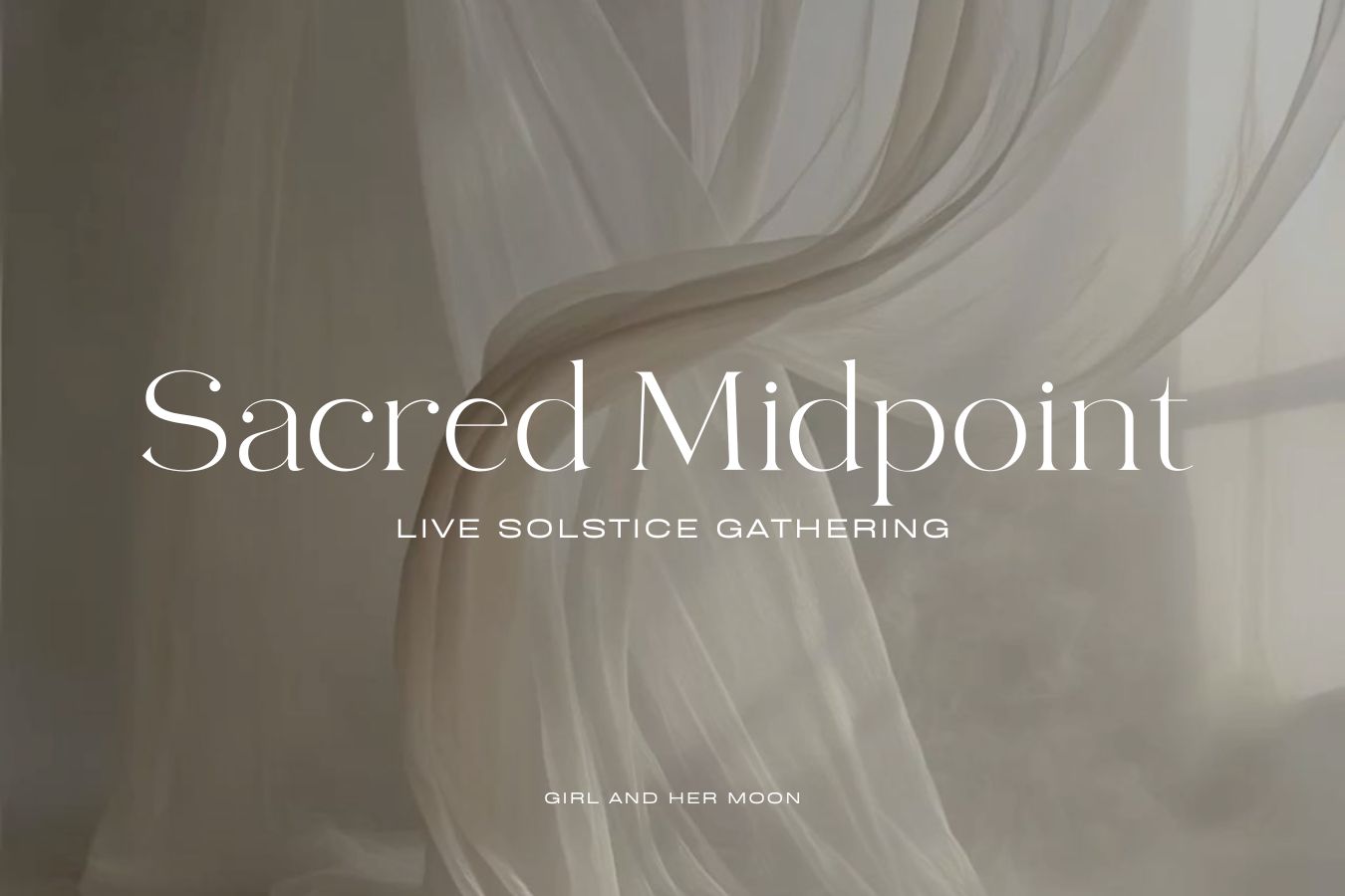 Sacred Midpoint Live Solstice Gathering Girl and Her Moon