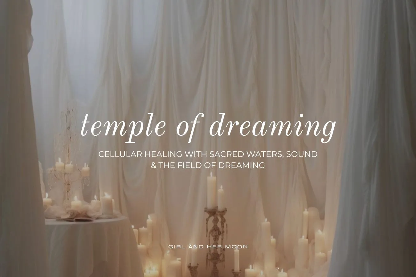 Temple of Dreaming Girl and Her Moon Library