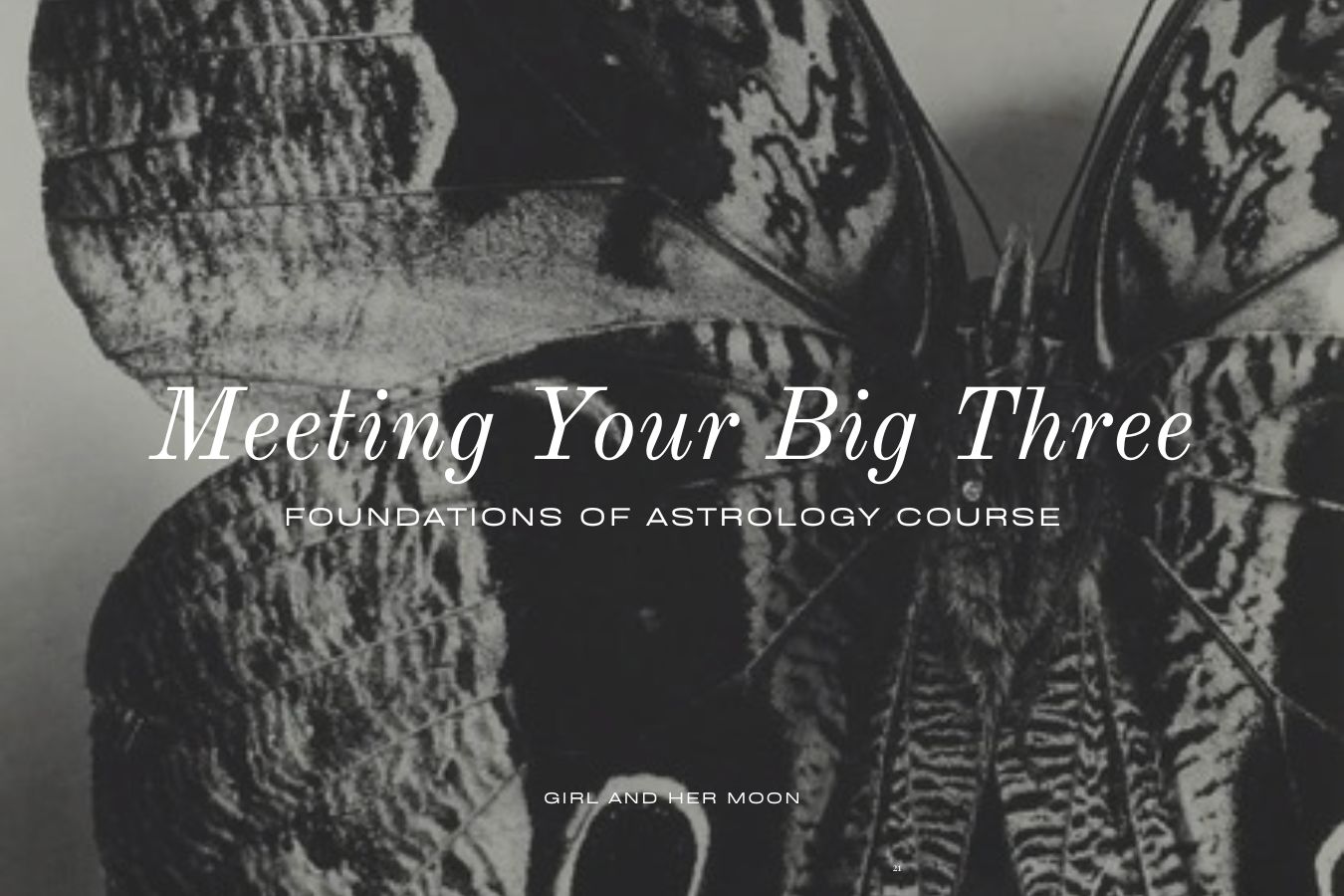 Meeting Your Big Three Girl and Her Moon