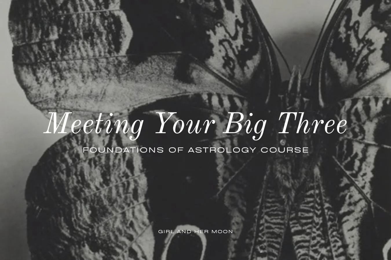 Meeting Your Big Three Girl and Her Moon