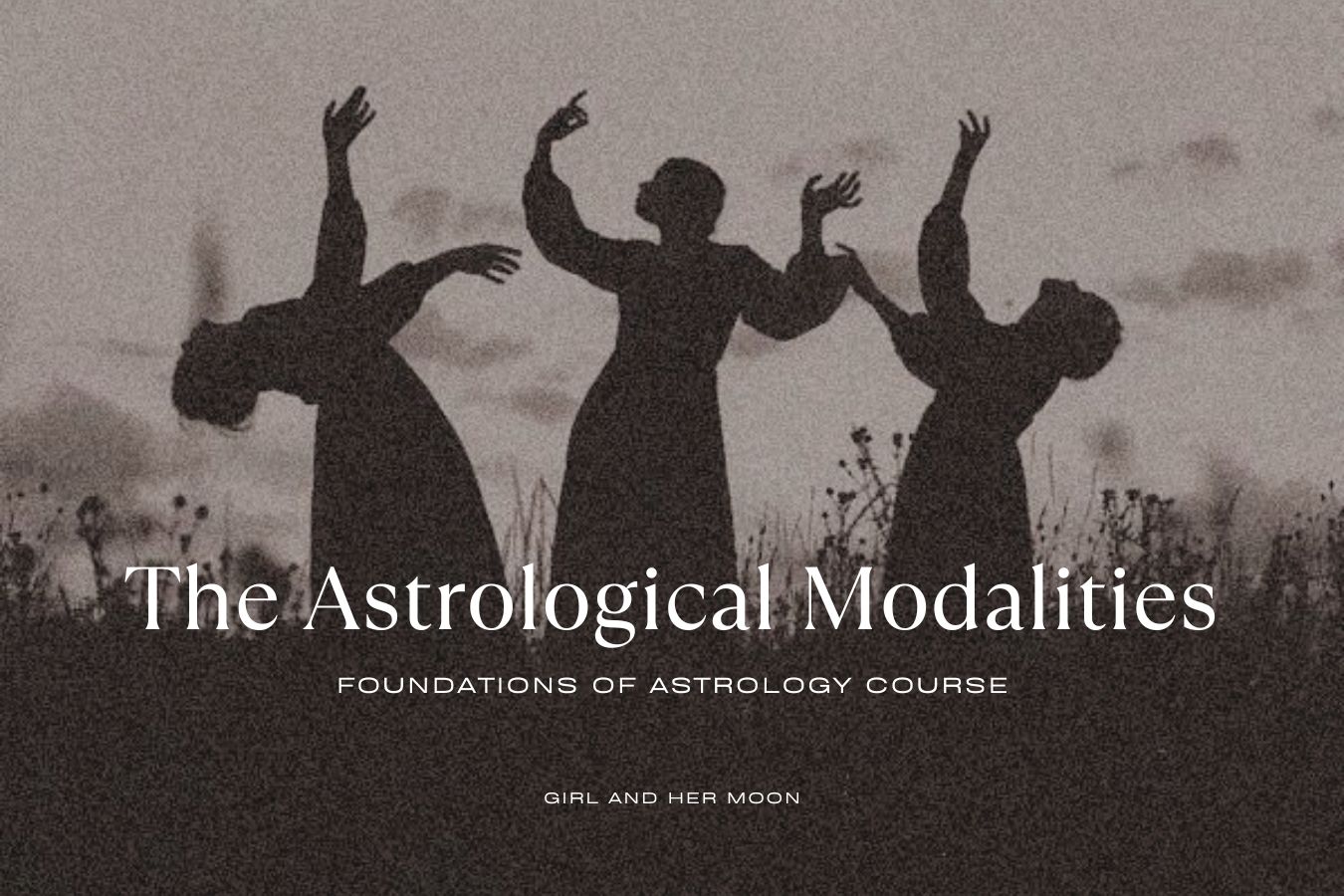 Modalities Library Girl and Her Moon