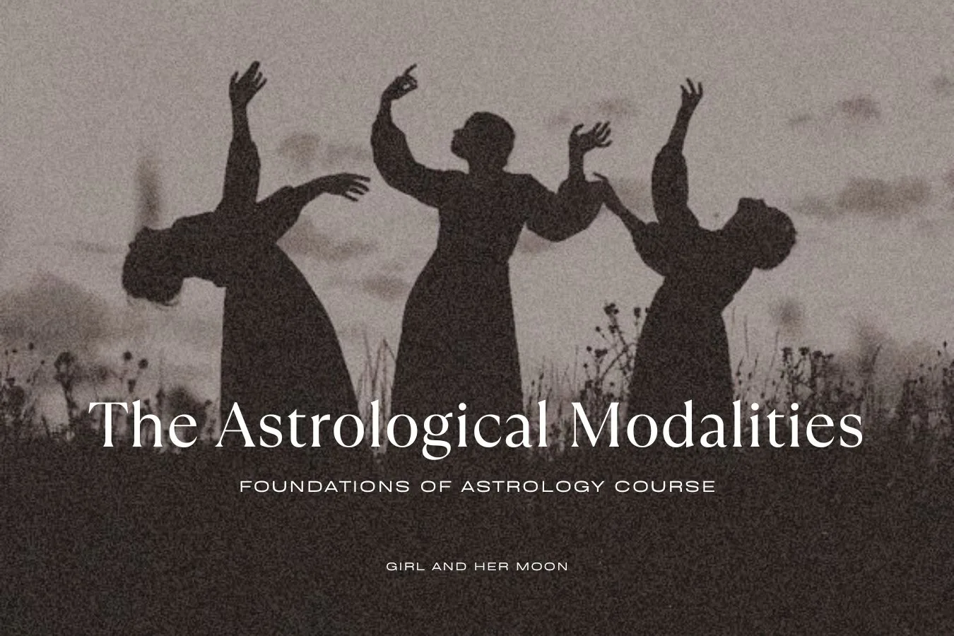 Modalities Library Girl and Her Moon