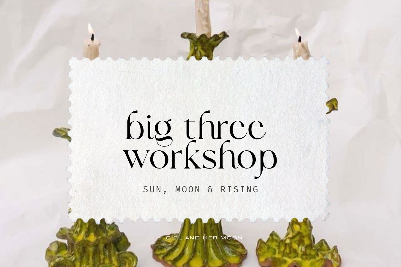 Big Three Library Girl and Her Moon