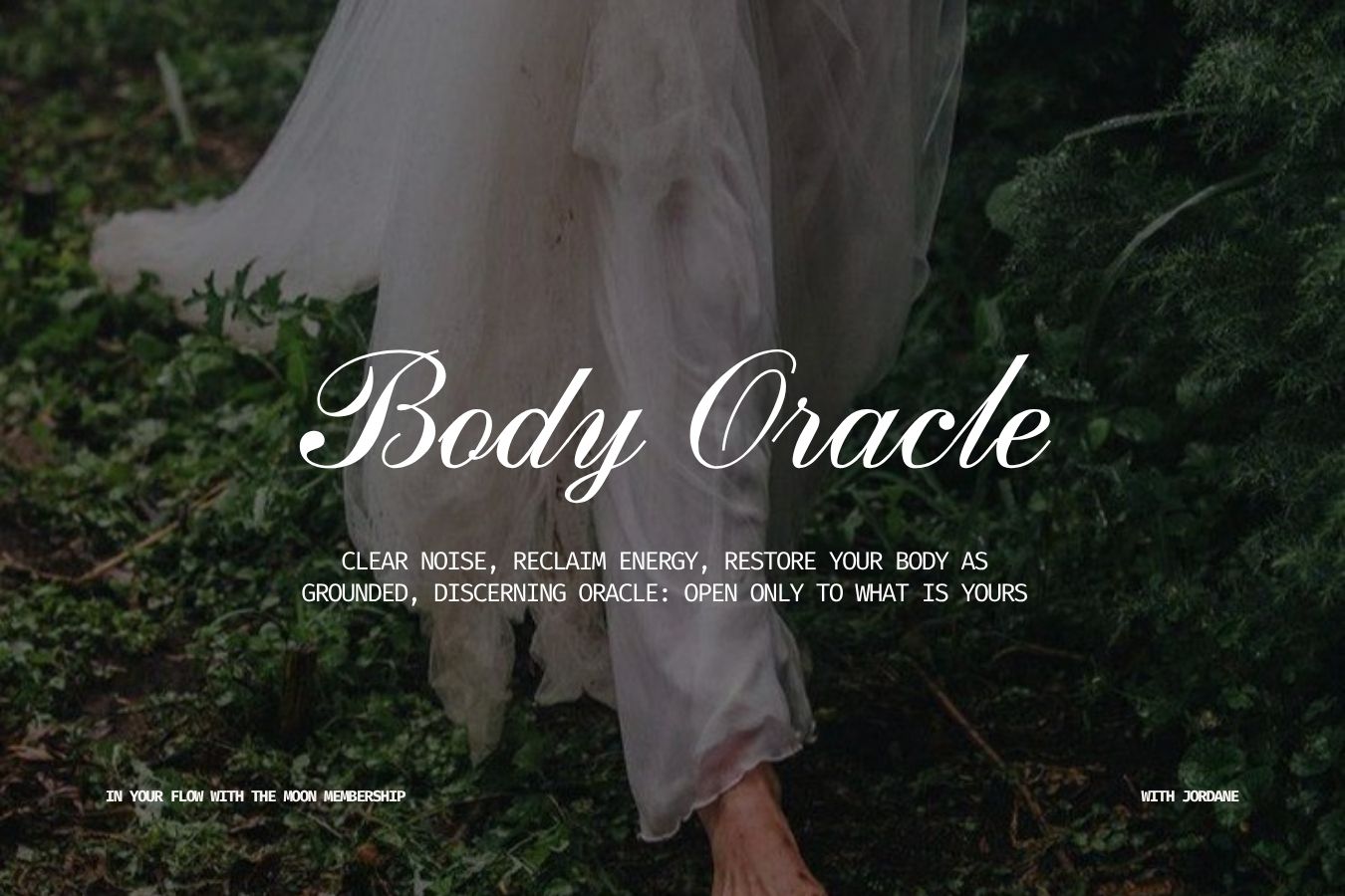 Body Oracle Girl and Her Moon Library Page